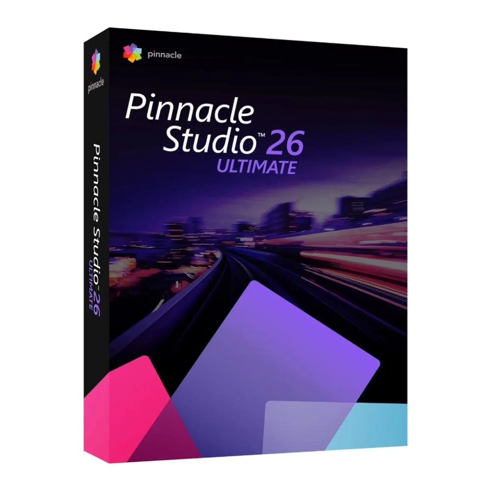 Pinnacle Studio 26 Ultimate Pro-level video editing software for Windows