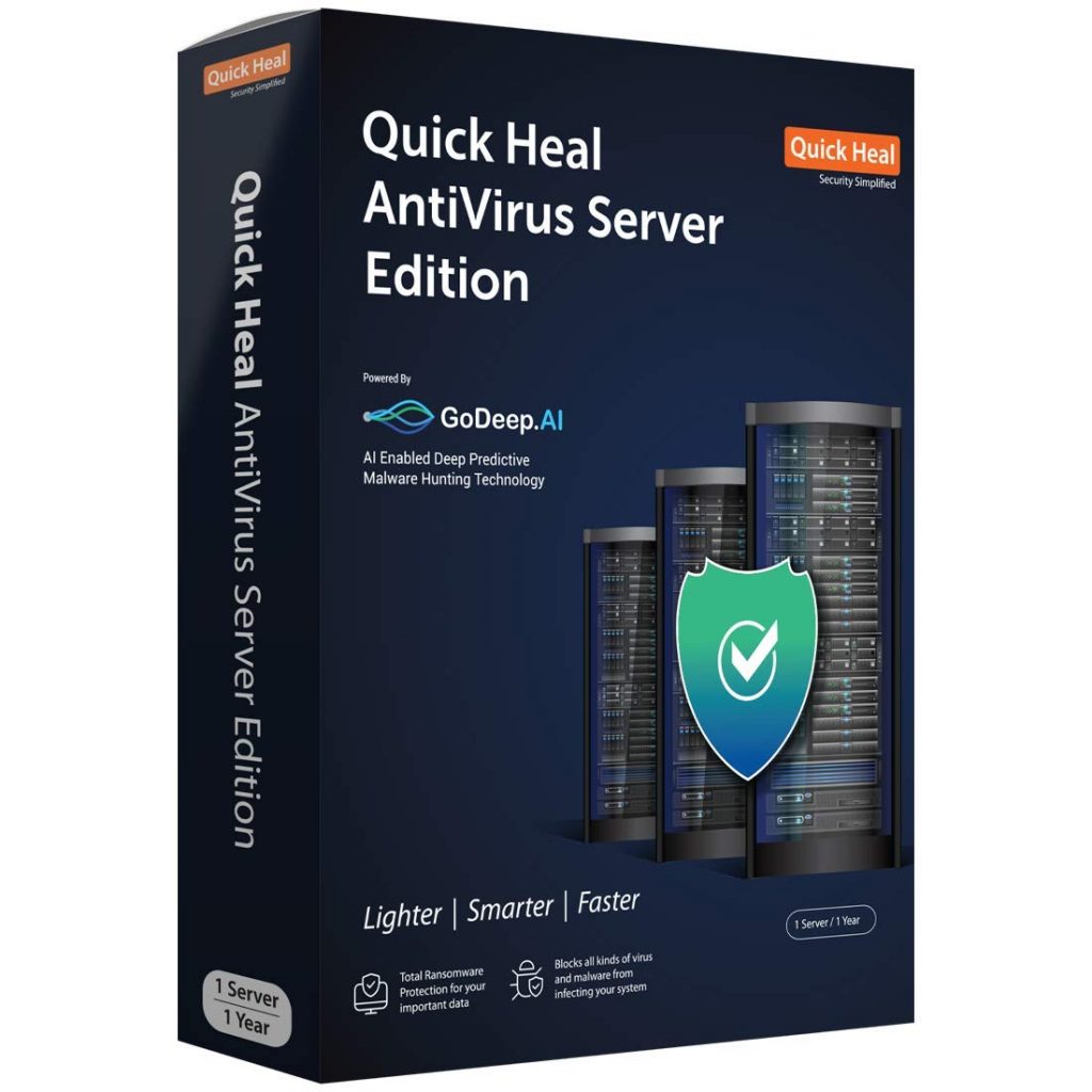 Quick Heal Antivirus Server Latest Version – 3 Server, 3 Year